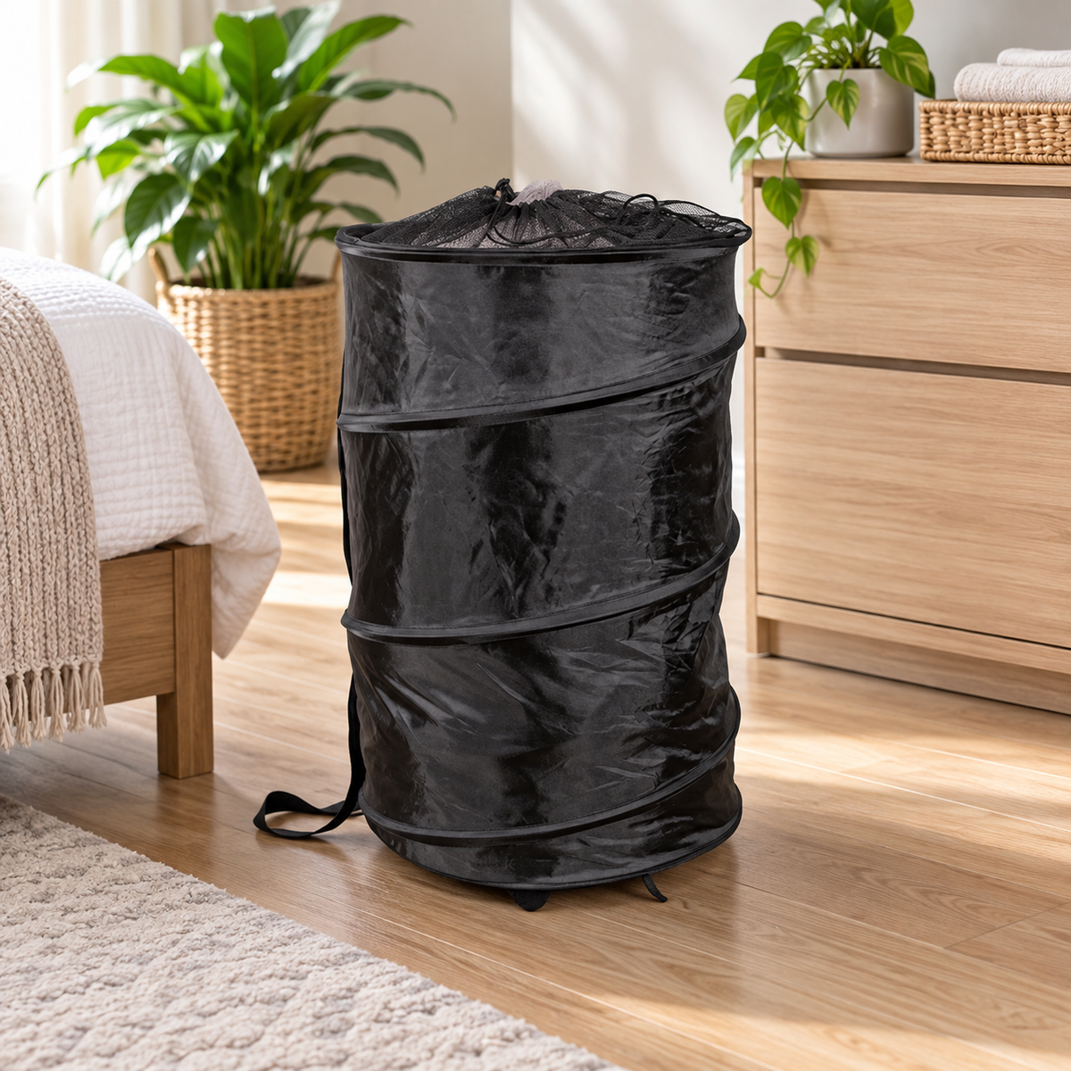 Rolling Pop-Up Laundry Hamper