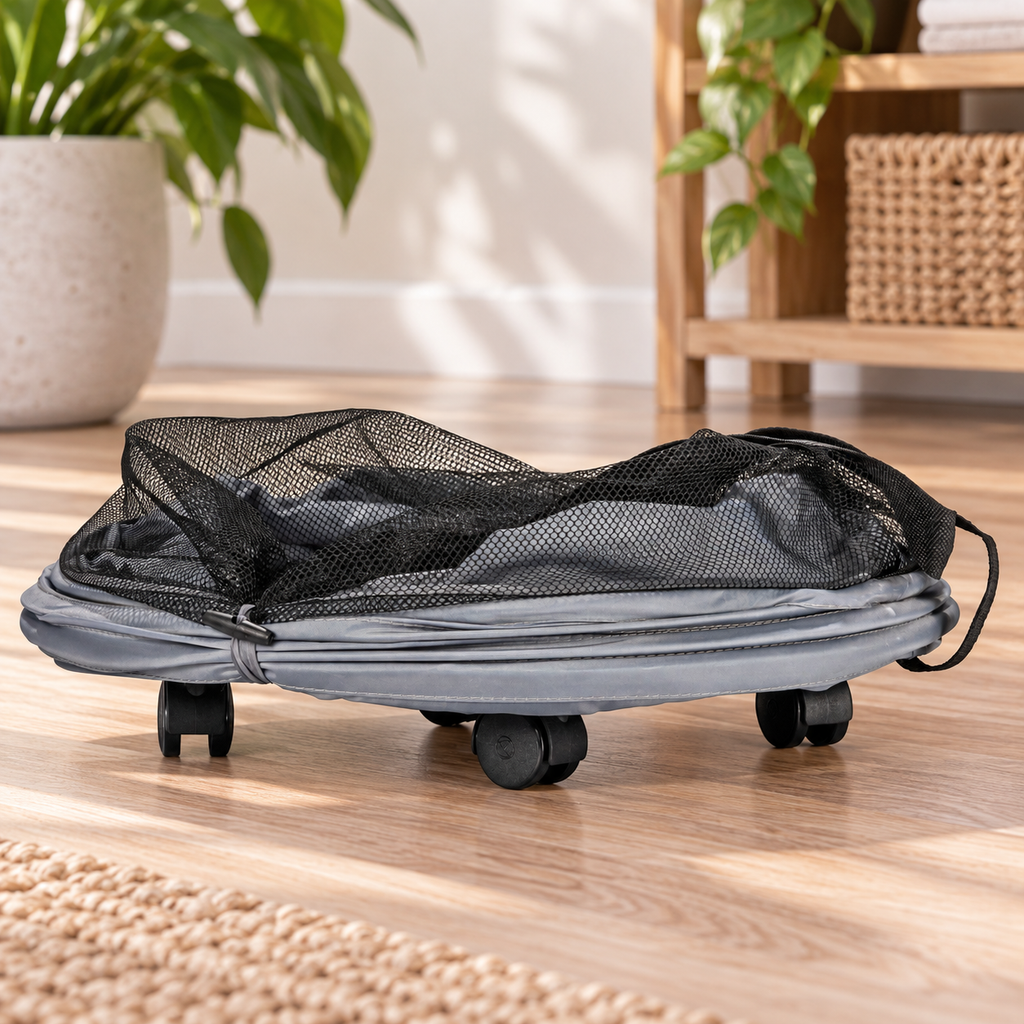 Rolling Pop-Up Laundry Hamper