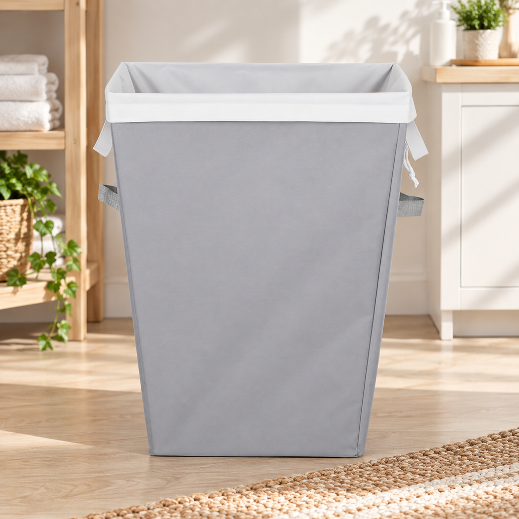 Slim Removable Liner Laundry Hamper
